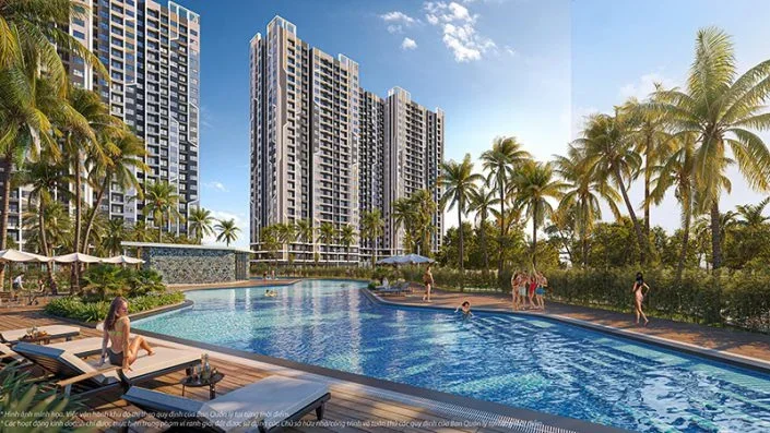Bể bơi ngoài trời đẳng cấp tại The Beverly