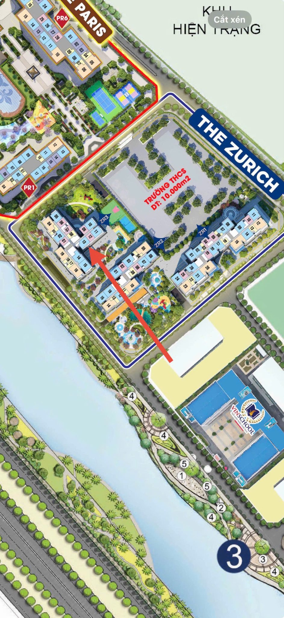 Căn hộ 2n2vs tòa ZR3 Vinhomes Ocean Park