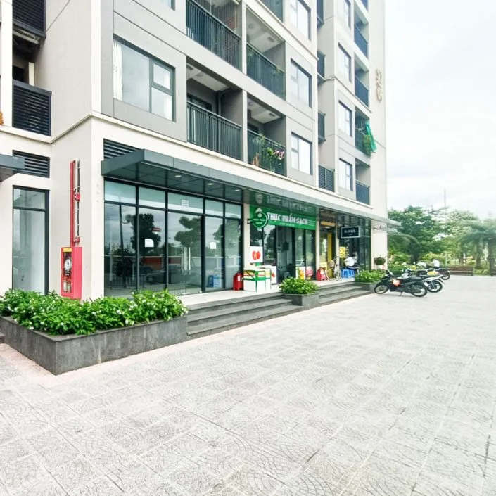 Tổng quan dãy shophouse khối đế thương mại tại khu đô thị Vinhomes Ocean Park