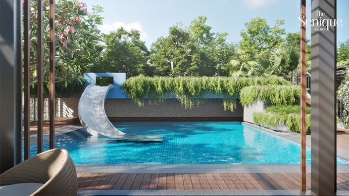 Cảnh quan xanh mát Tòa The Senique 2 The Senique Hanoi