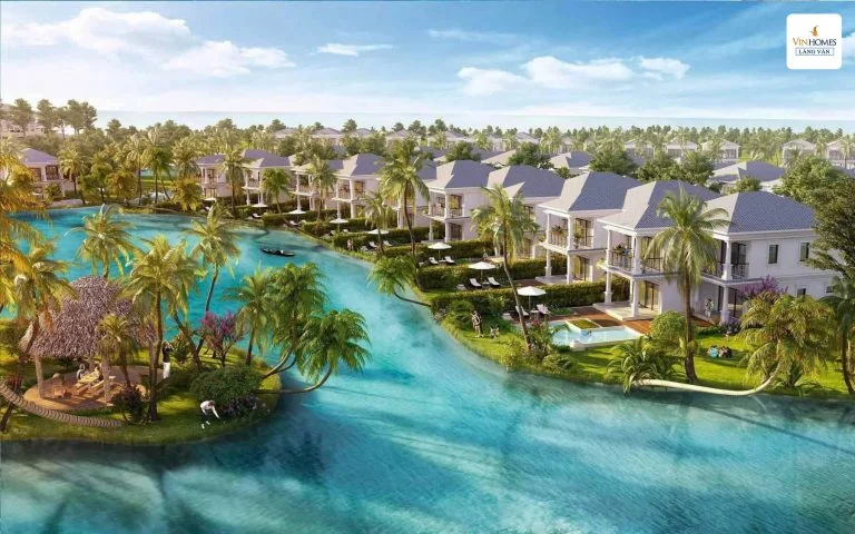 Địa thế phong thủy tựa sơn hướng thủy mang lại vượng khí và tiềm năng khai thác lớn tại Vinhomes Làng Vân