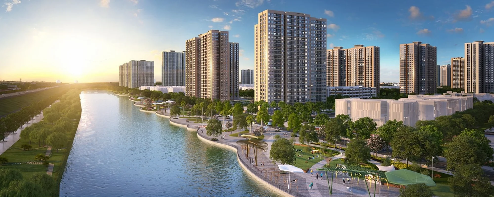 Cảnh quan Sông San Hô - Tiện ích đẳng cấp tại Vinhomes Ocean Park